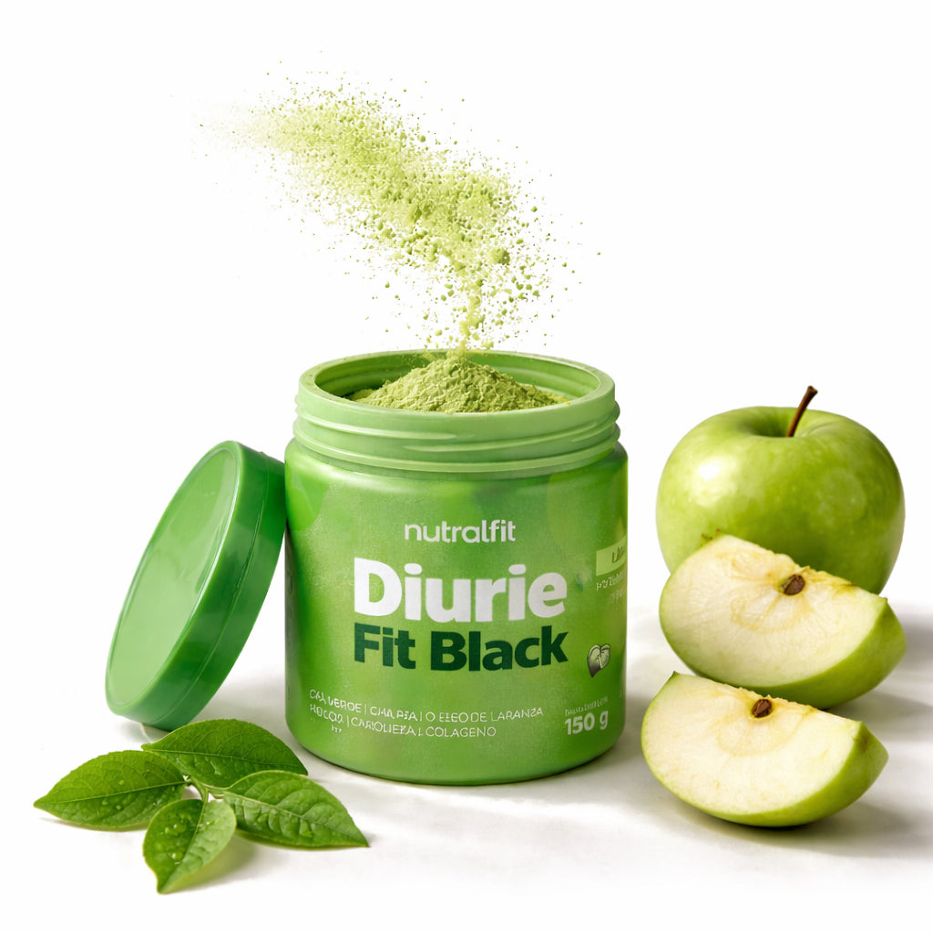 DIURIEFIT BLACK MAÇÃ VERDE
